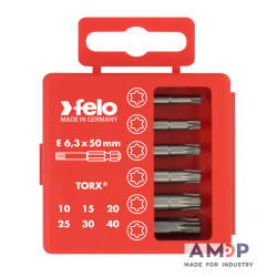 Boîte à embouts Profi 6-pcs. E 6,3 x 50 mm TORX® LG