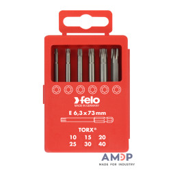 Boîte à embouts Profi 6-pcs. E 6,3 x 73 mm TORX® LG