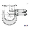 Mic Ext Mec 0-25mm / 0,01mm Typ Calibre