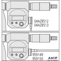 Mic Dig 150-300mm IP65 Sortie Données À Touches Interchangeables