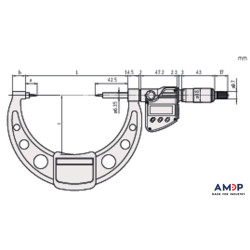 Mic Dig 1-2" IP65 Sortie Données À Pointes 15°