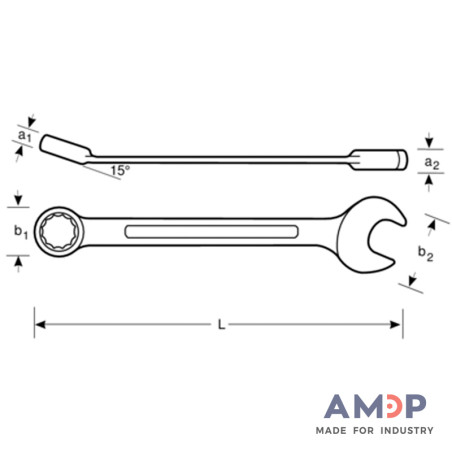 Cle A Cliquet Reversible 22Mm