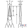 Pince Bec Rond Isole 160Mm