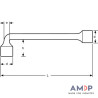 Cle A Pipe Debouchee 28M  6Mm