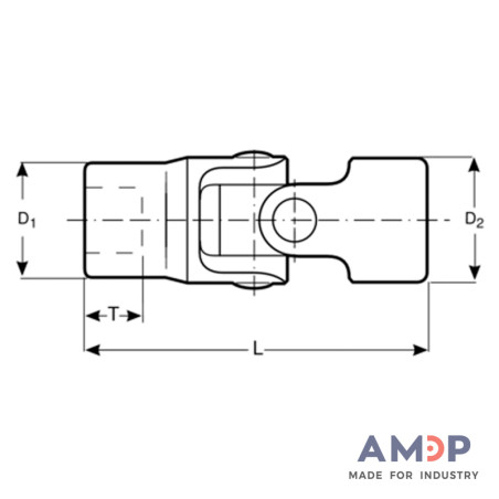 Douille Articulee 1/4  12 Mm