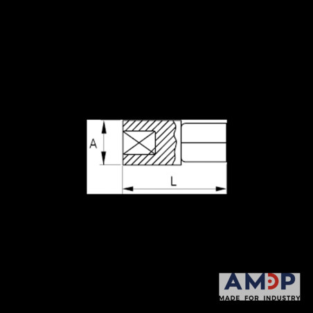 Adaptateur 3/4-1/2 Antideflagr