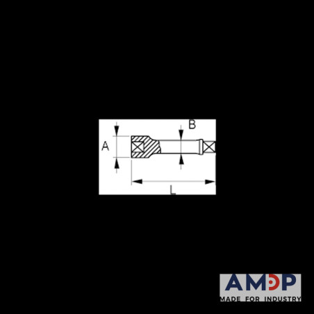 Rallonge 1/2 Antideflag 250Mm