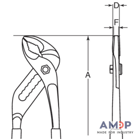 Pince Multi Antideflag 300Mm