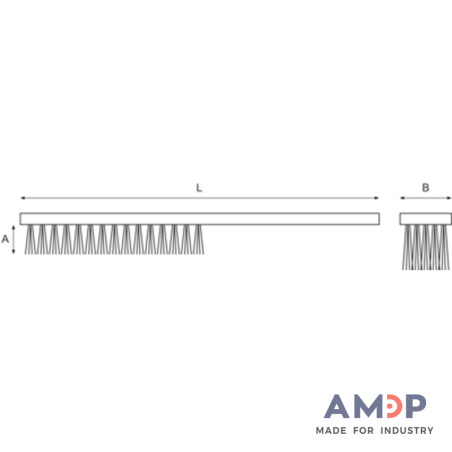 Brosse Antideflagrante 3X290