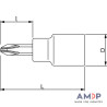 Douille Tvis 1/4 Vis Phillips