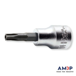 Douille avec embout TORX inviolable TH25 CF3/8" lg50