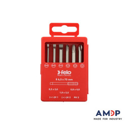 Boîte à embouts Profi 6-pcs. E 6,3 x 73 mm SL/H/PH LG