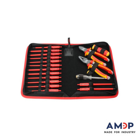 Pochette à outils 19-pcs. E-smart VDE SL/PH/PZ/TORX®/Z/H LG