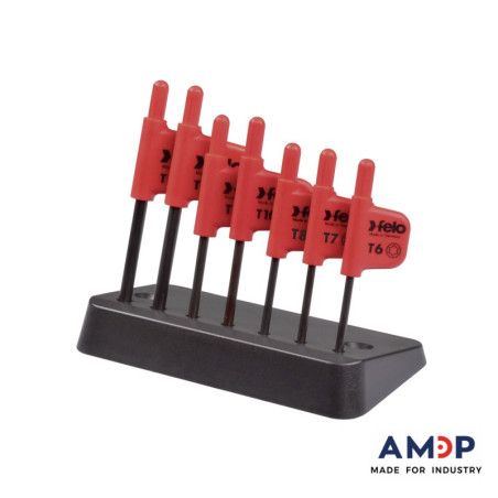 Clé à drapeau 7-pcs. Display TORX® T 6 - T 20 LG