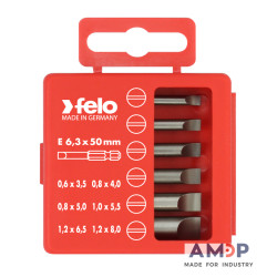 Boîte à embouts Profi 6-pcs. E 6,3 x 50 mm SL LG