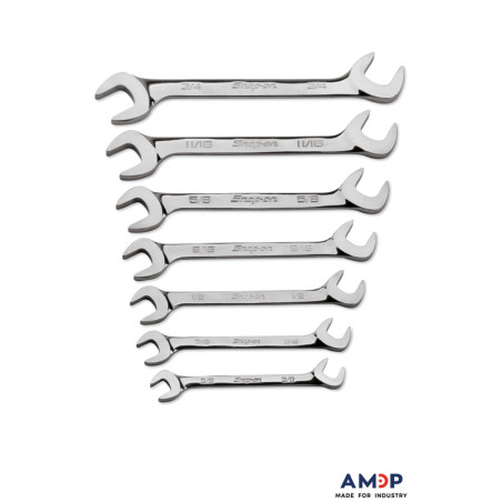 Jeu 7 clés à fourche 30°- 60° 3/8 à 3/4